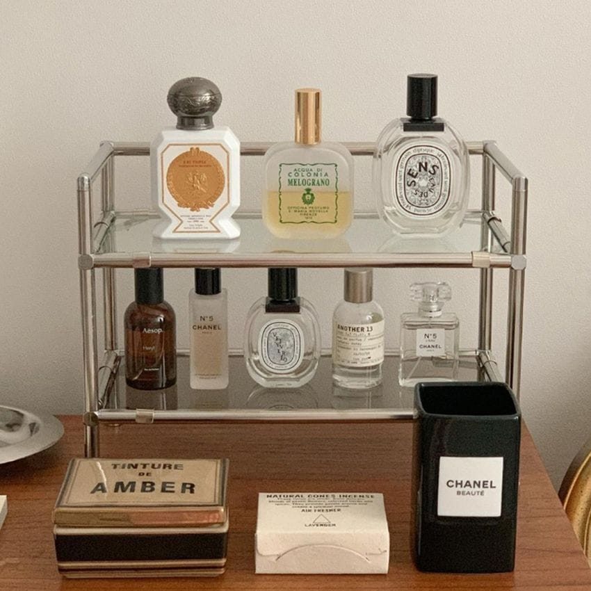 O'gre 2段 ステンレス モジュール ミニラック シルバー スチール 高さ