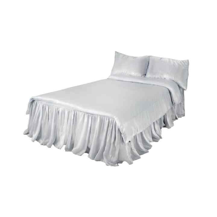 サテン ベッドスカート フルセット［24色・5サイズ］