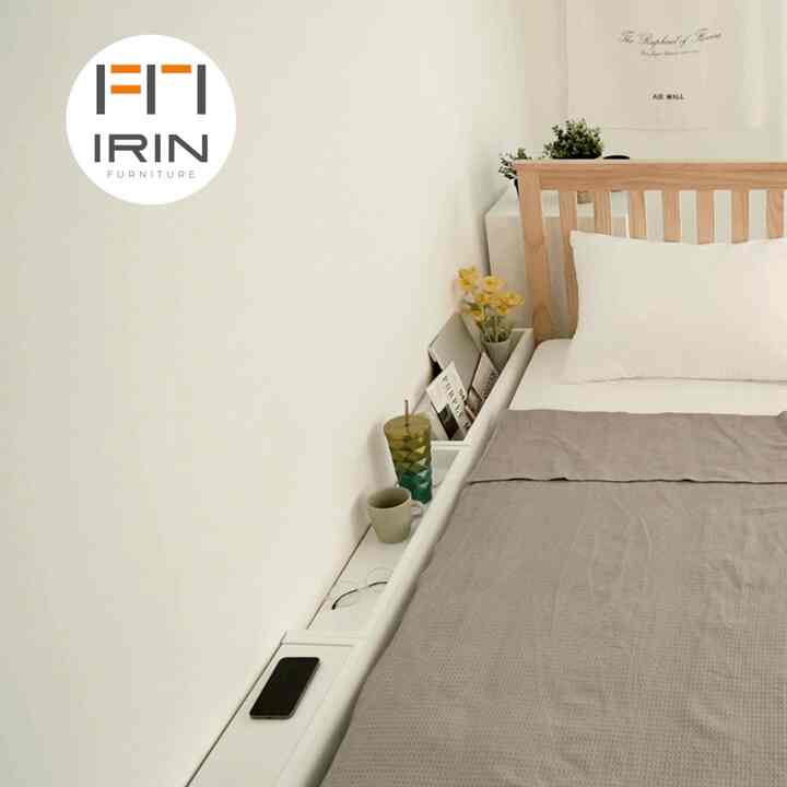 BELITA 隙間収納 サイドテーブル 基本型［4色・3種］