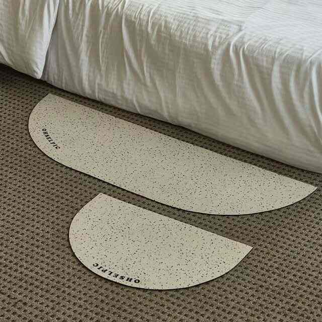 OBJET 半円形 珪藻土マット 2点セット［4色］