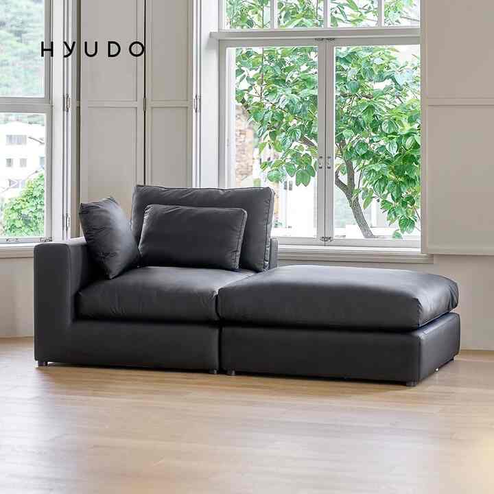 メリア・クラウド PUレザーソファ［2色・４種］