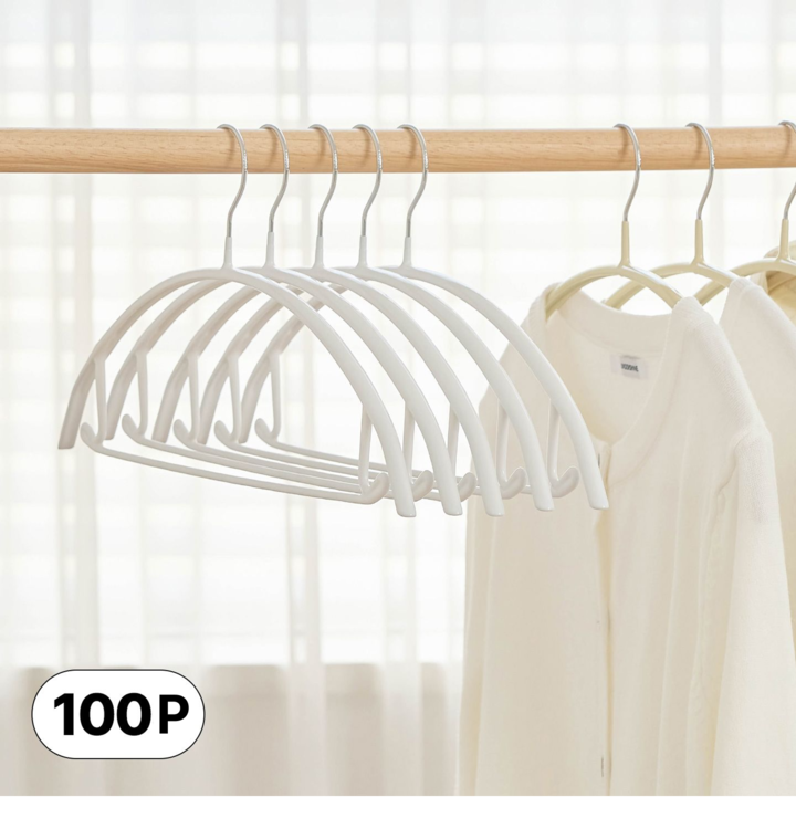 型崩れ防止 ハンガー 100P［5色］