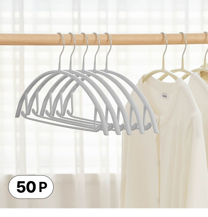 型崩れ防止 ハンガー 50P［5色］