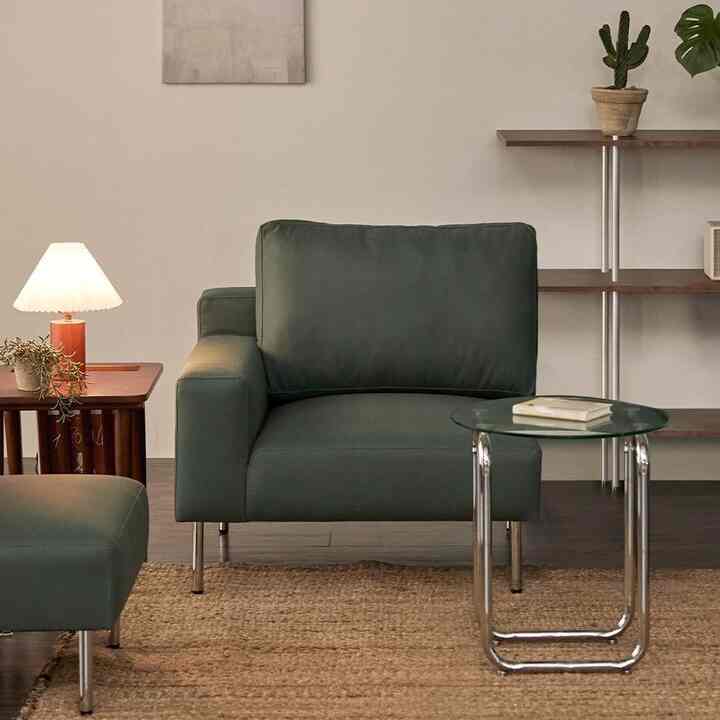 RIUM B 1人掛け モジュール ソファ アーム付き［3色・2種］