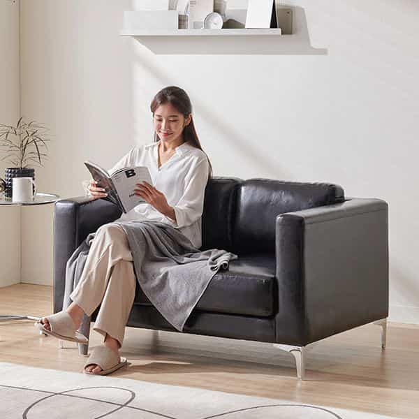 BAYER 2人掛けソファ 単品/スツールセット［2色］