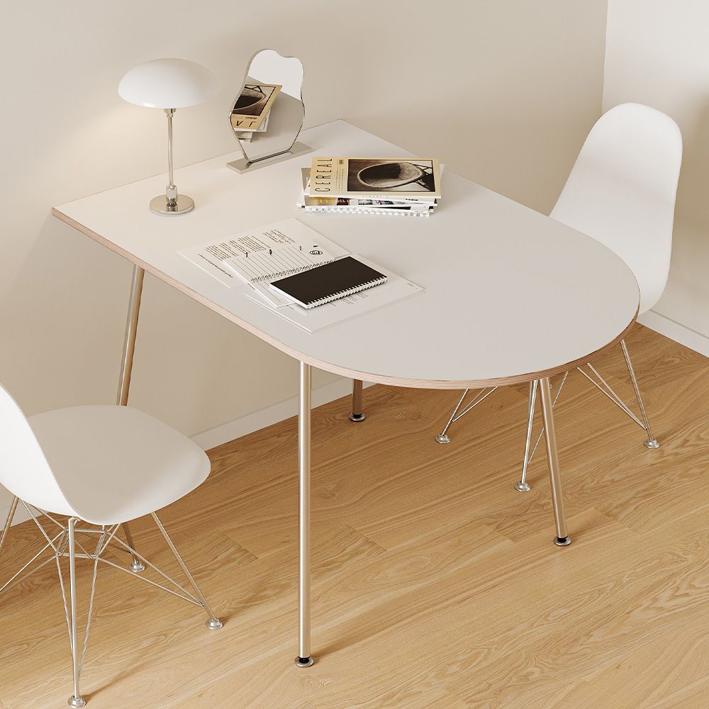 SOFSYS POINT 半楕円 ダイニングテーブル［2サイズ］ シルバー