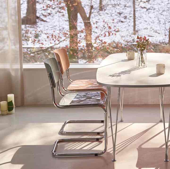 Latte カンティレバーチェア［4色］