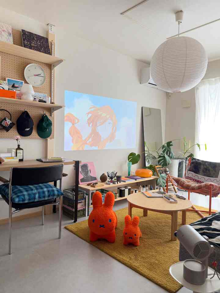 ミッフィーのミニが仲間入りしました🐰🟠

#ブルーナボンボン　#リビング 