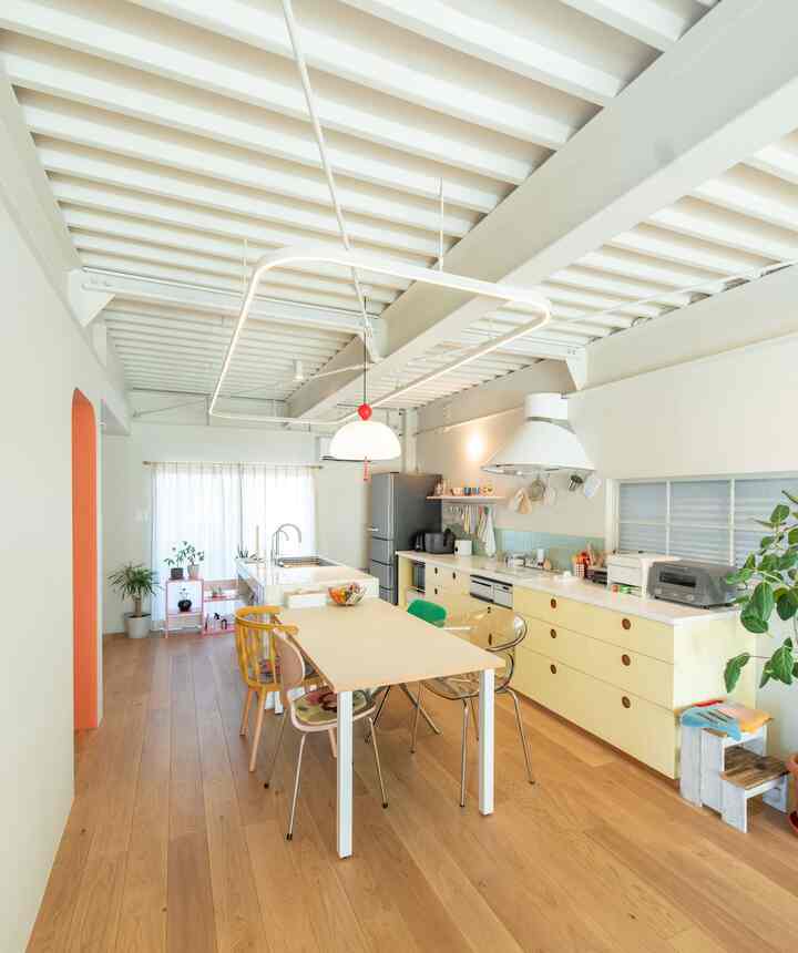 #キッチン #キッチン家具 # #かわいいインテリア #カラフル #カラフルなインテリア 