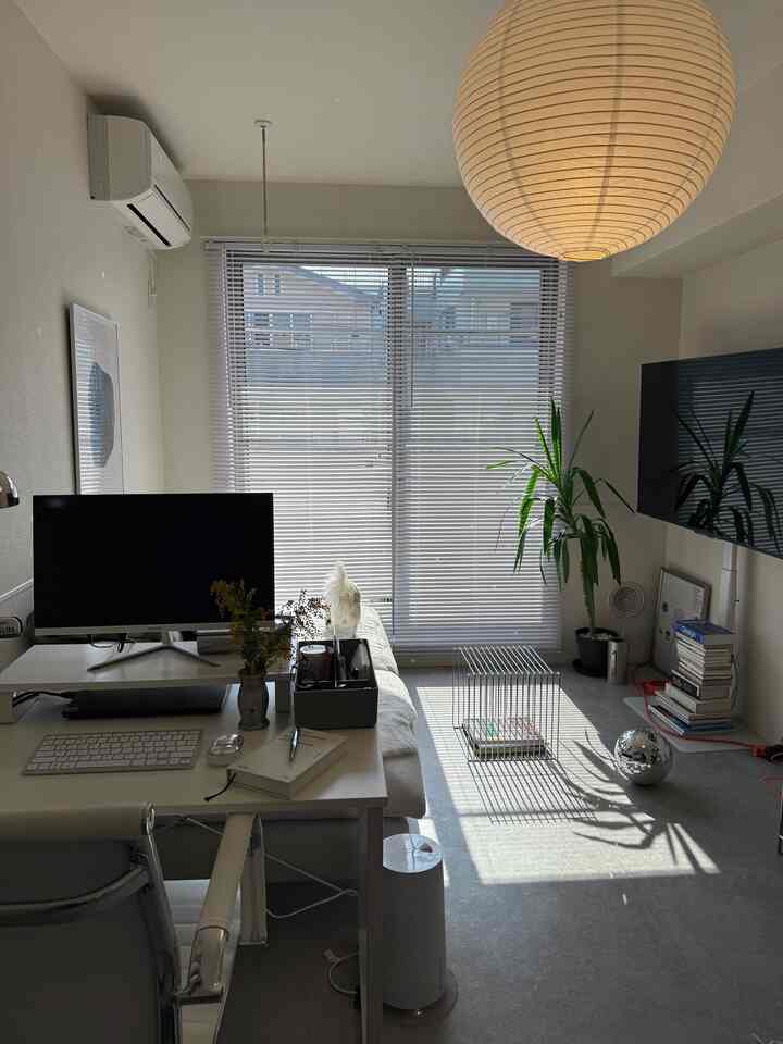 この画角初かも？

#リモートワーク　#リモートワークスペース　#在宅ワーク　#賃貸インテリア　#賃貸マンション