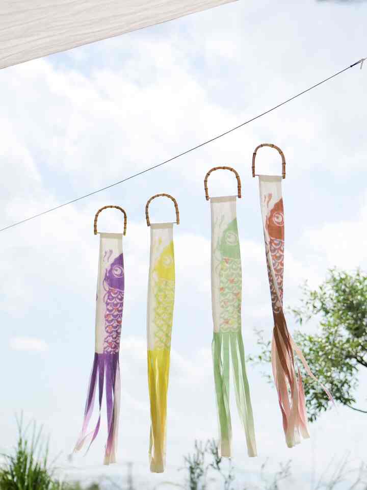 リネン素材のこいのぼり
#こどもの日 #こいのぼり