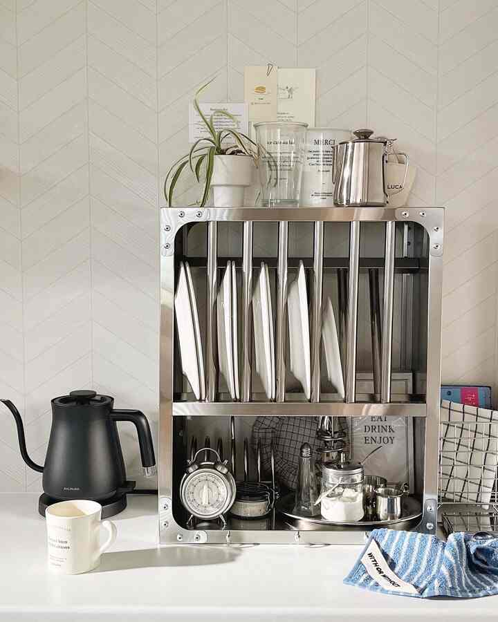 お気に入りのラック🩶

#vamir #ogre #キッチン #カップボード #韓国インテリア