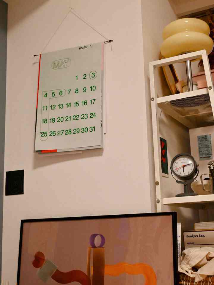 I've always wanted a calendar but I've never been able to find the right time, but this year I finally bought one! When I see it, I finally smile.
#Ohouse #ohousejp #calender