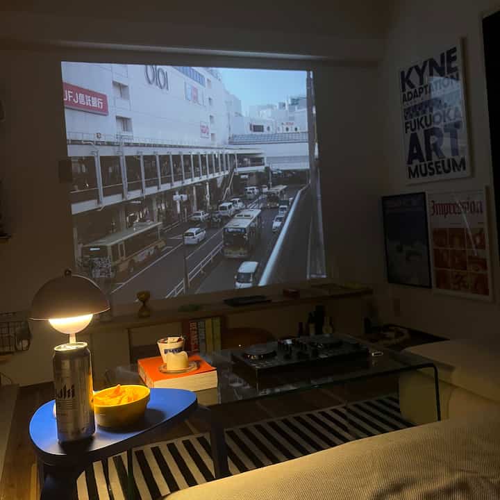 #プロジェクター 
#Ruang tamu 
#Film