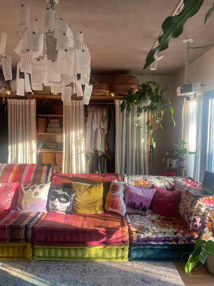 #天国　#カラフルなインテリア #西陽