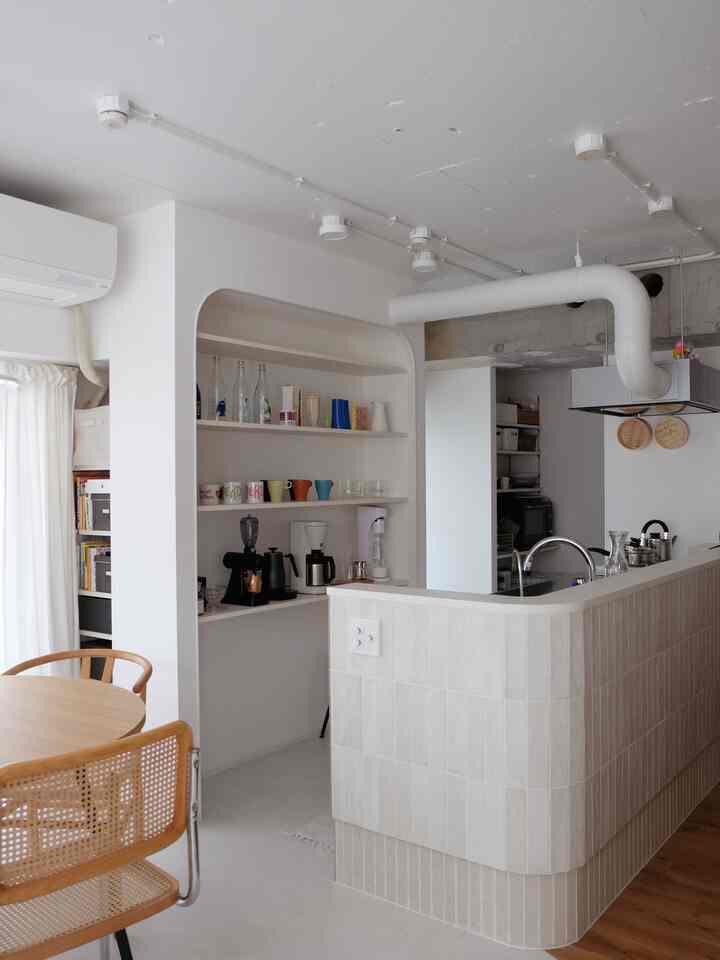 ┈┈┈┈┈┈┈┈┈┈┈┈┈┈┈┈

#リビングダイニングキッチン　#キッチン 
#マンションインテリア　#マンション
#2ldk #2人暮らし　#フルリノベーション
#中古マンションリノベーション #中古リノベ #中古リノベーション　#IKEA家具 #キッチン
