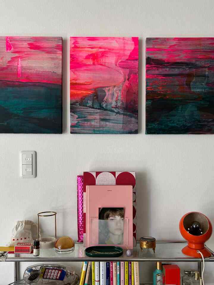 #homesweethome
#ミッドセンチュリーモダン
#カラフルなインテリア 
#テキスタイル