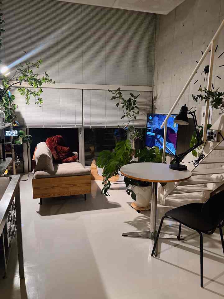 夜の家は秘密基地感
#秘密基地　#ミニマルモダン　#ミニマリスト