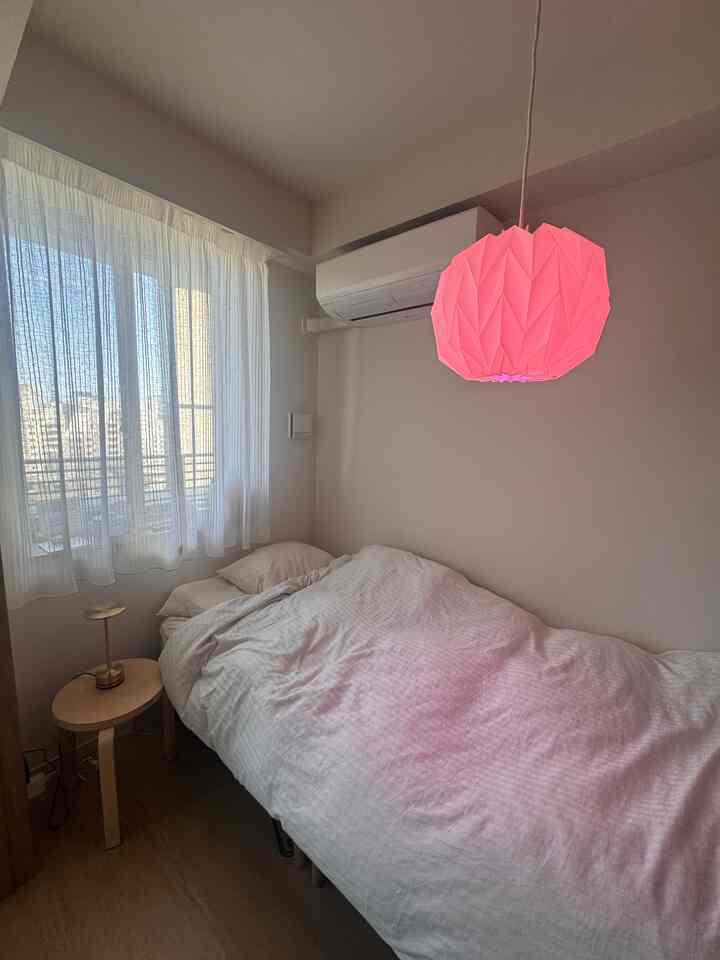 家具や小物を置けない分、照明で遊んでみる🫠

#lekllint #artek #ambientec #pink