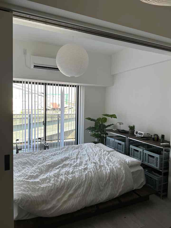 #ベッドカバー #ベッドフレーム #シェルフ #シェード #ブラインド 