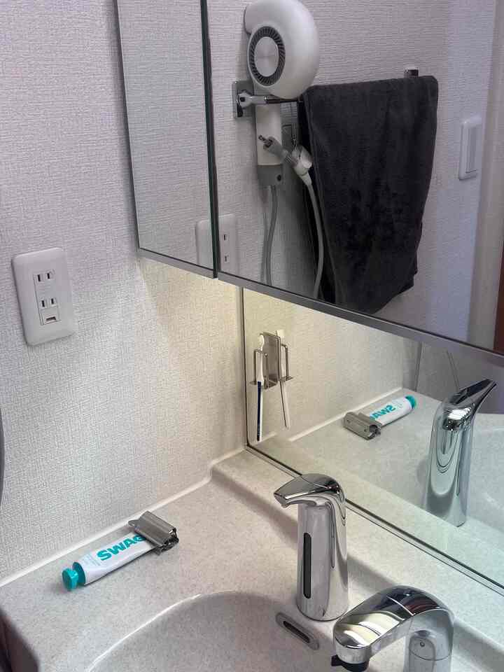 #ドライヤー #洗面所インテリア #タオル研究所
