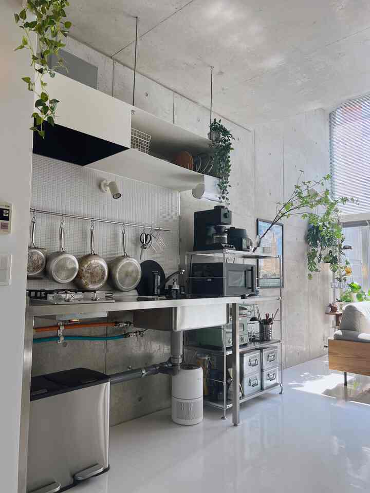 ステンレスで完全に統一したい…
（トースターとか、電子レンジ）
#ステンレスキッチン