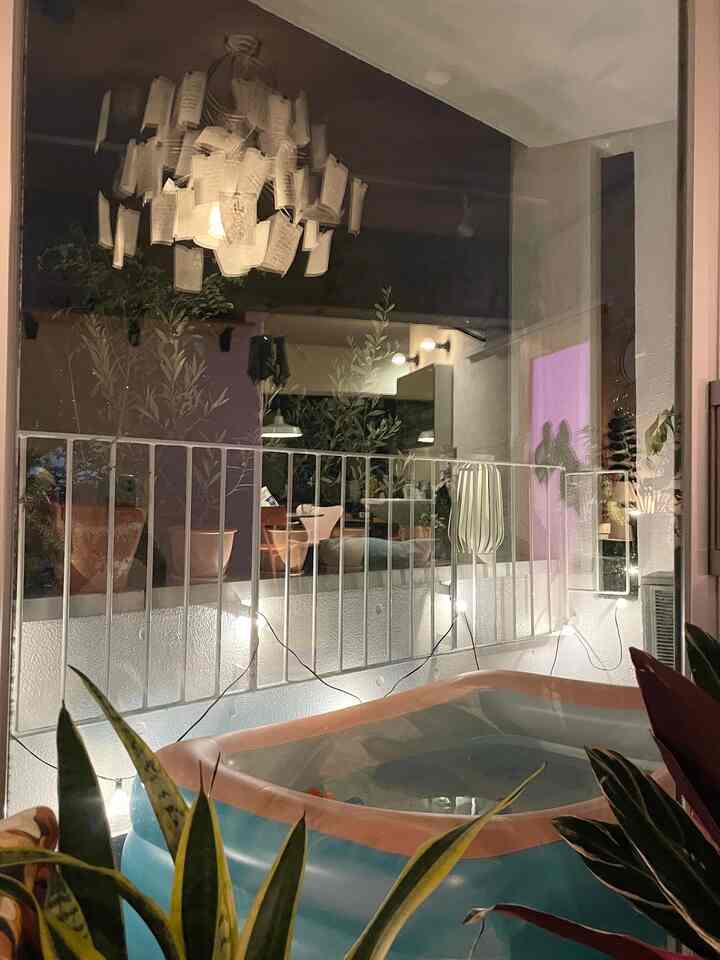 #バルコニー #プール #ライトアップ