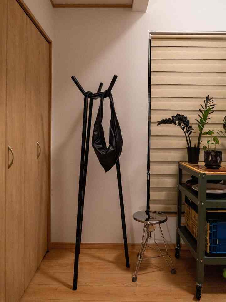 Hangers after tidying up 😛

#CoatRack #HAY #ハンガー #ワゴン #スツールチェア #観葉植物

