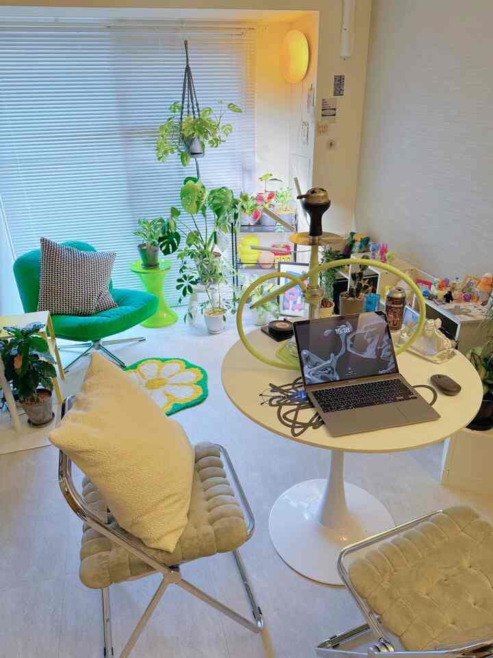 

#賃貸インテリア #模様替え #観葉植物 #IKEA #白系統 #カラフルインテリア #韓国風 