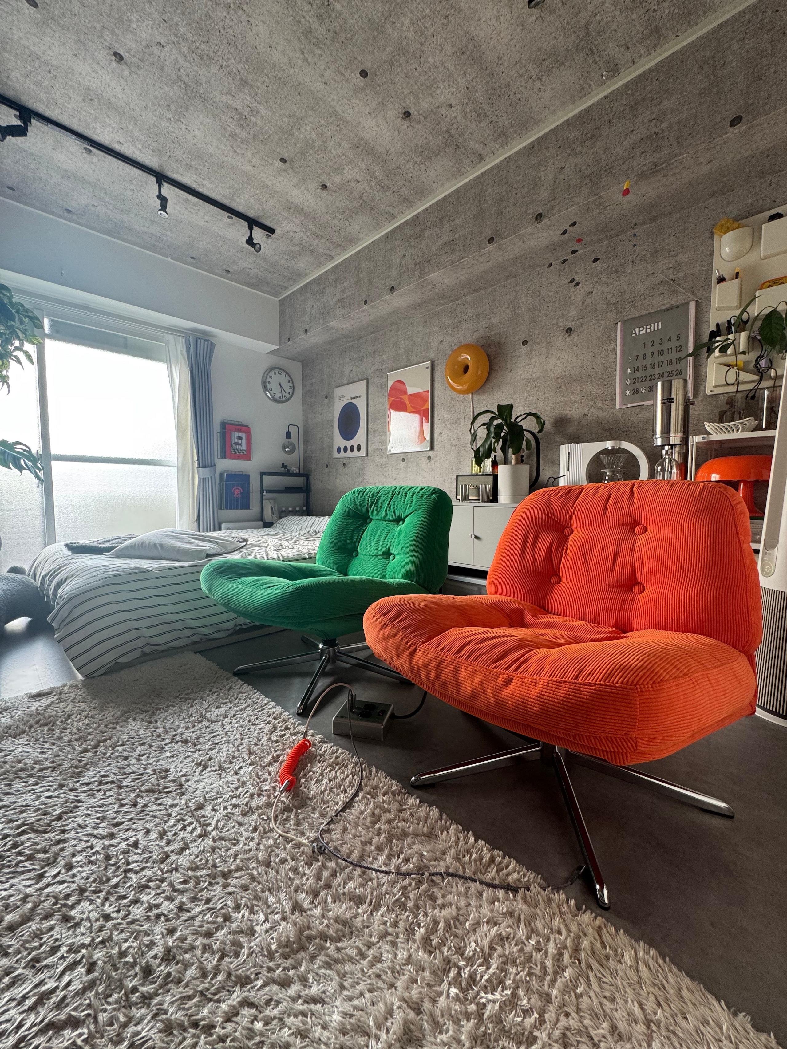 IKEA DYVLINGE ディヴリンゲ　ケーリングオレンジ DYVLINGE swivel chair, Kelinge orange - IKEA