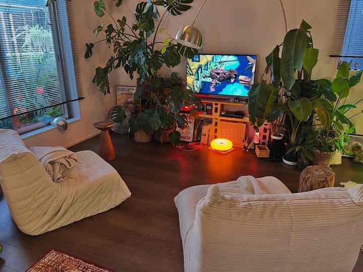 Living room Before & After 

ナチュラル×アジアンテイスト×ミッドセンチュリー

アジア工房さんのものが多め。
キリムやエジプトインド風の
お洒落な絨毯やアジアンテイストな
ナチュラル家具に惹かれる🪑🛋️
#livingroomdecor #natural #asiantaste #アジアンテイスト #ミッドセンチュリー  #ナチュラルインテリア #観葉植物 #グリーンインテリア #新居　#お部屋づくり　#落ち着いた色 #落ち着いた暮らし　#戸建て #cozy #cozyhomevibes 

　