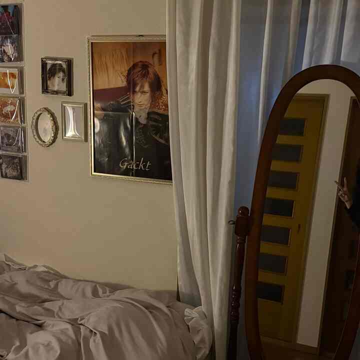 #アンティーク #趣味部屋 #オタク部屋 #CD #寝室 #ベッドインテリア  