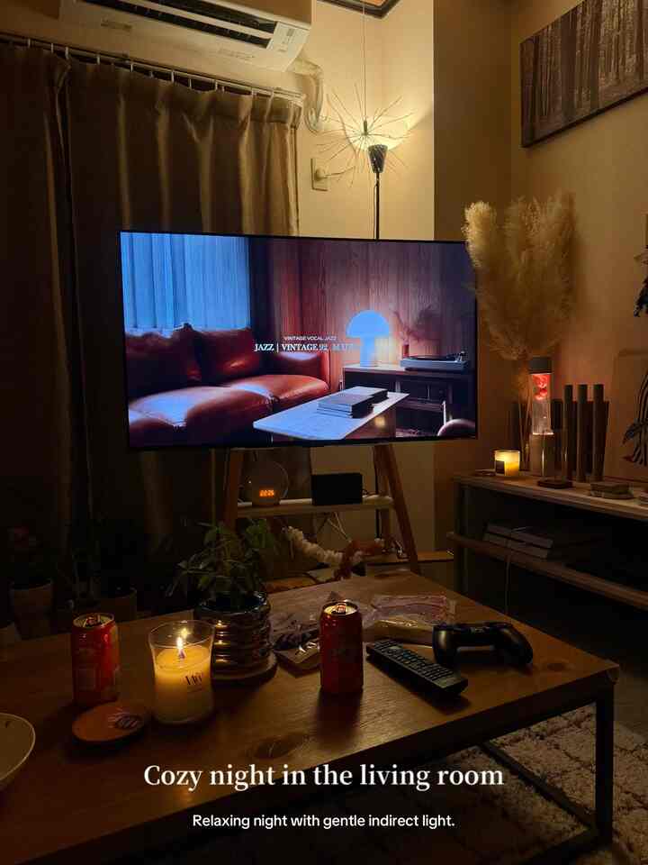 子供たちが寝た後のこの時間が最高に幸せ✨️
  

#夜の過ごし方 #ナイトルーティン   #賃貸インテリア #インテリア #インテリア家具 #インテリア小物 #インテリア植物 #インテリア照明 
#リビング #リビングインテリア #観葉植物・花・造花 #暮らしを楽しむ #ナチュラルインテリア #ミックステイスト #暮らしを楽しむ #築古物件 #アロマキャンドル #お香のある暮らし #お香 #インセンススティック #APFR 