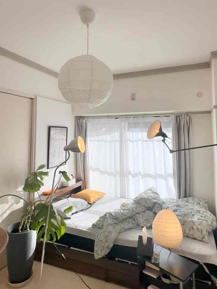 14:30 陽がお部屋に入ってきて大好きな季節✨
#狭い家のインテリア #狭い部屋 #モダンインテリア  #モダン　