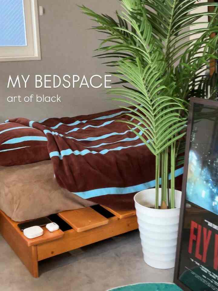 色味に一目惚れして買いました🛏️
#ベッド #寝室 #artofblack