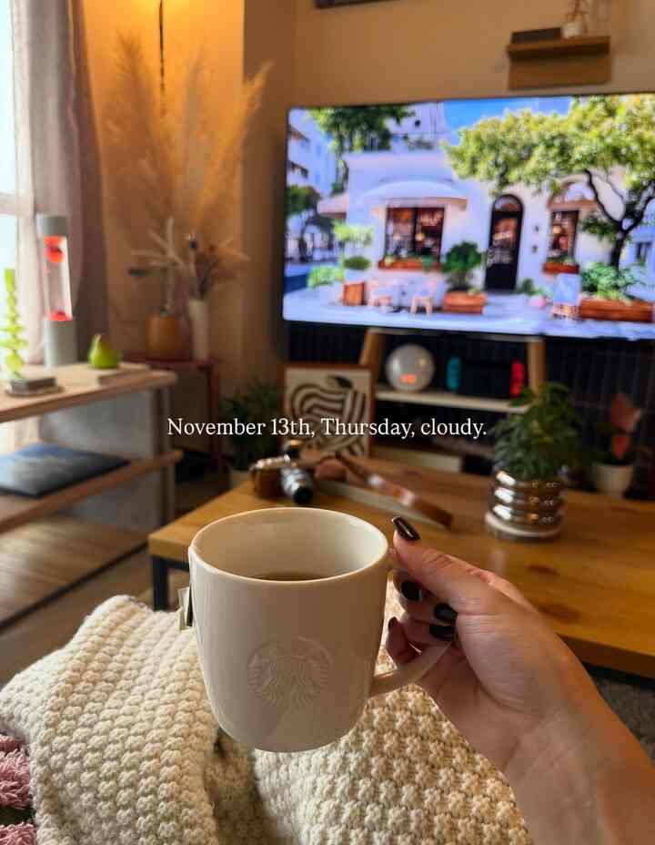 Hari ini berawan, jadi matahari tidak mudah masuk, dan saya menggunakan pencahayaan tidak langsung. 💡⠜

#Pencahayaan Interior Hari Ini #집꾸미기 #홈스타일링 #내추럴 #우드인테리어 #따뜻한집 #거실인테리어 #식물인테리어
#Aksesori Ruang Tamu #リビング照明 #リビング雑貨 #リビングカーテン #リビングテーブル #賃貸インテリア #インテリア家具 #インテリア配色 #インテリア植物 #インテリア小物 #インテリア照明 #インテリアおすすめ #インテリアオブジェ #お香 #ナチュラルインテリア #暮らしを楽しむ #インセンスホルダー #ミックステイスト #IKEA