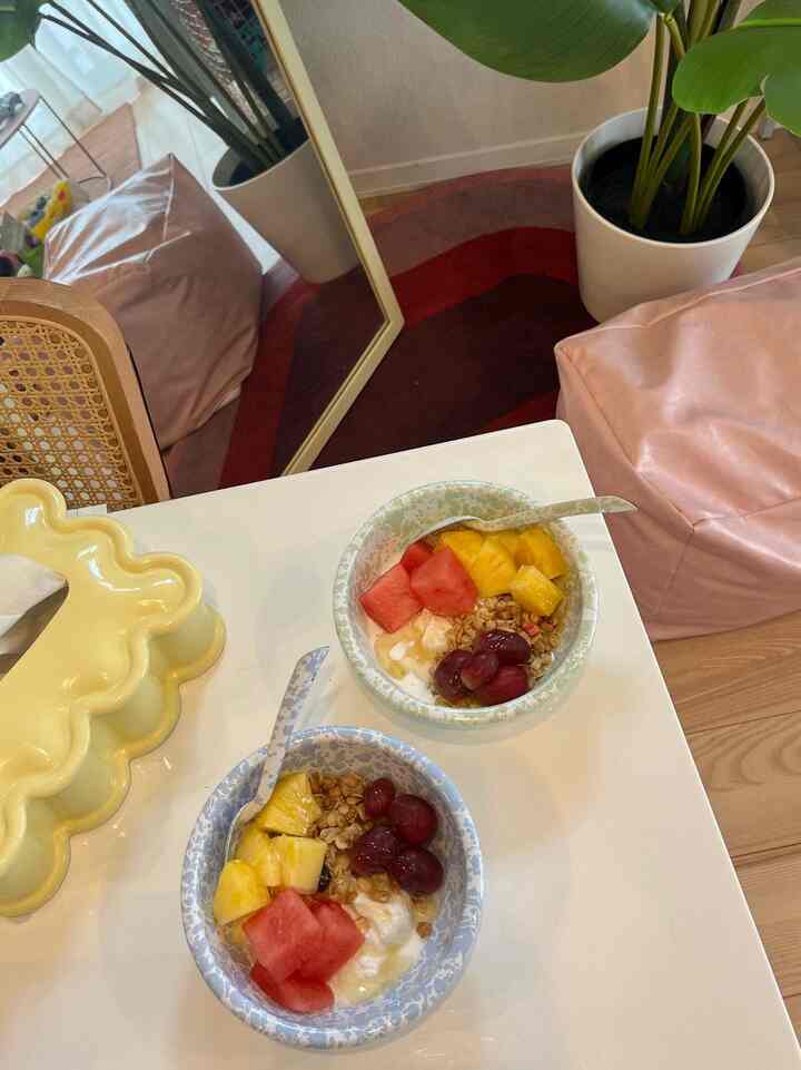 可愛い食器があるからお弁当作りもちょっとしたカフェご飯も作りたくなる☺️🪄　#食器 #キッチンウェア