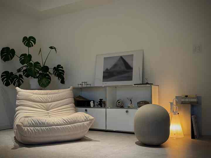 #リビング #living #ソファ #トーゴソファ #togosofa #USM #バランスボール