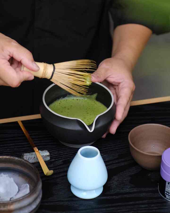 ゆっくり時間をかけて
丁寧に点てる

#抹茶　#pepeのいえ
