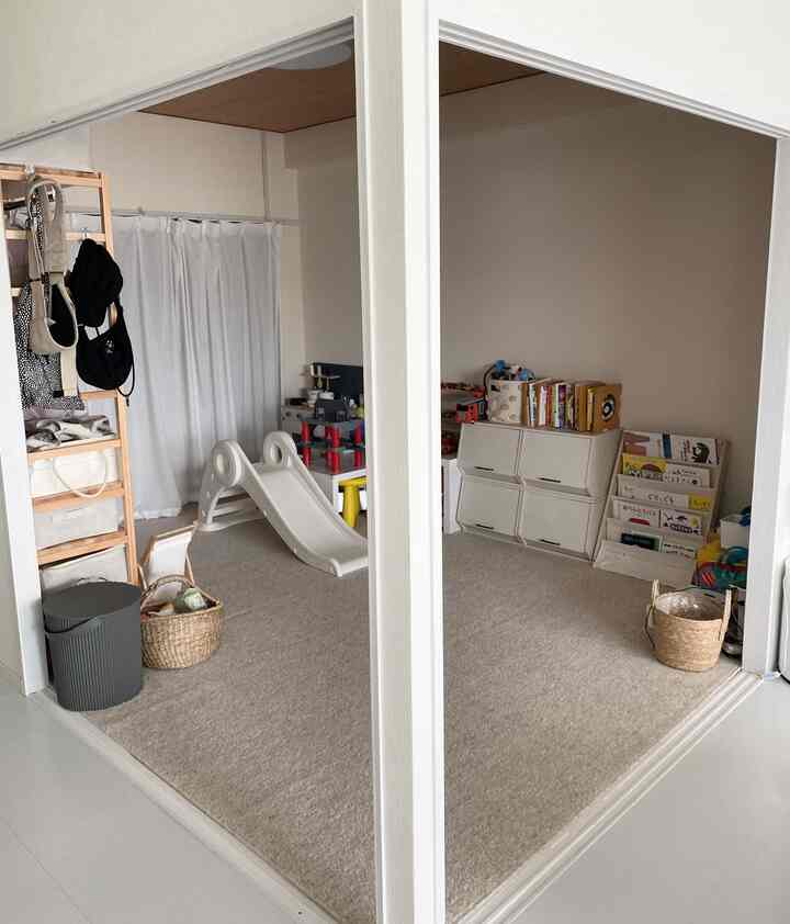 子ども部屋👦🏻
もうすぐ模様替えするけど記念に🤳

#子ども部屋　#キッズルーム