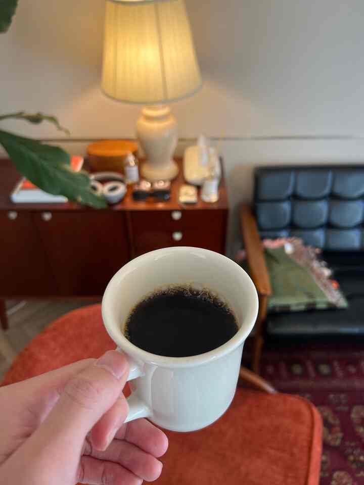 コーヒーが好きなんです☕️

#ミッドセンチュリー #リビング #1LDK #コーヒー #ヴィンテージ #テーブルランプ 