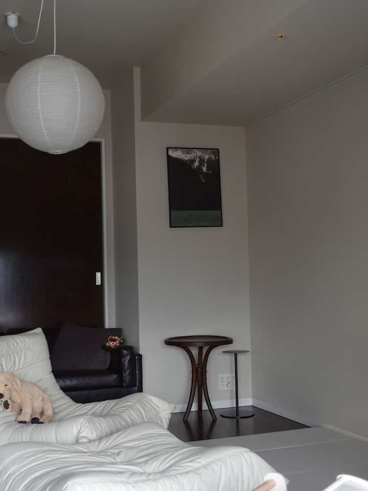 このソファの配置もすごく好きだった。
部屋に奥行きがでて広く感じれた🛋️✨

家具の配置によって、色々変わるから面白いなあ。♡


#インテリア　#リーンロゼ　#ソファ　#2LDK #3人暮らし