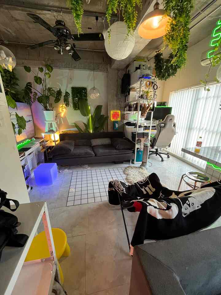 猫 両面 ニット ブランケット［2色・3サイズ］を使ったコーディネート 3