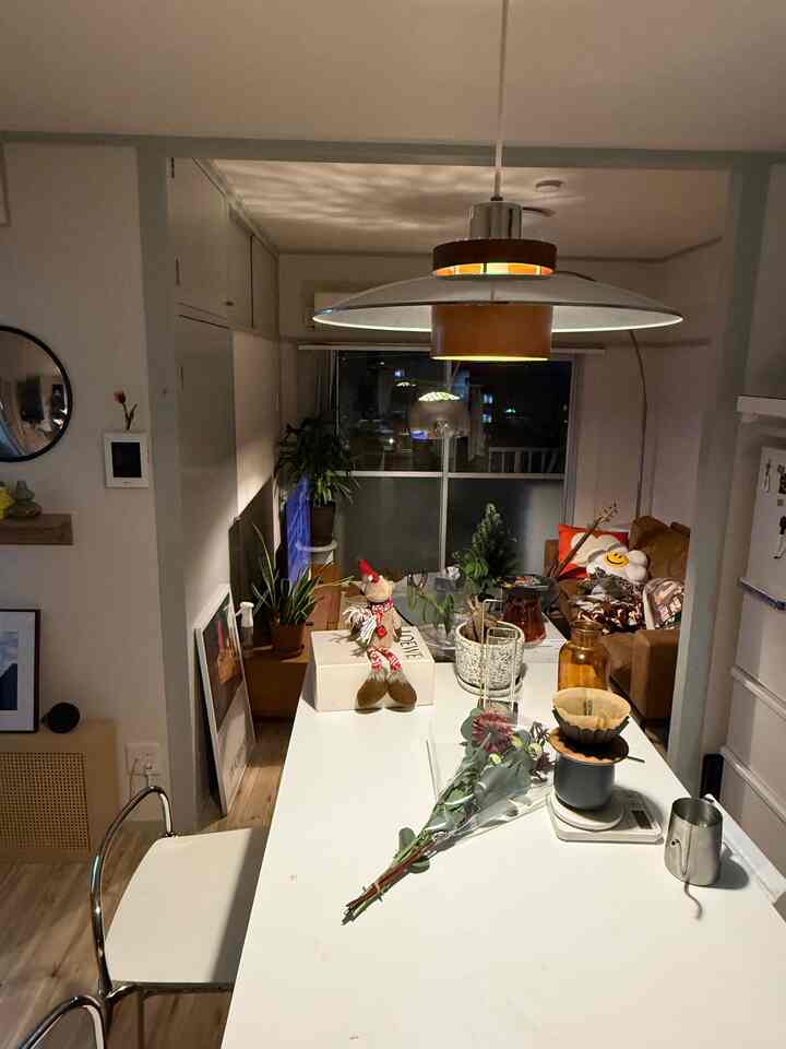 夜の姿🌃

ダイニングの照明もアルコランプも
上に光が漏れる構造なので
夜の雰囲気もいい感じです🌖

#ldkインテリア
#北欧インテリア
#ミッドセンチュリー