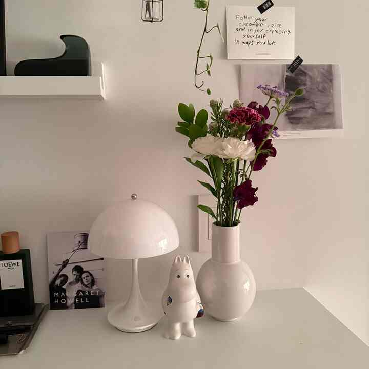 廊下のカウンターディスプレイ


#ルイスポールセンパンテラポータブル
#arabiaムーミンフィギュア
#GBHフラワーベース
#iittaraミナペルホネンガラスバード
#jitsuカレンダー
