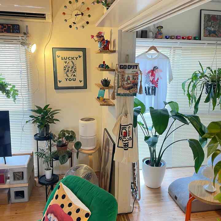 AKIRAが似合う部屋

#IKEA #観葉植物　#リビング　#AKIRA