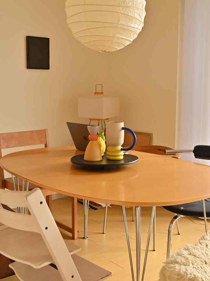 #ダイニング #tecta #akari #muuto #FRAMA
#ダイニングテーブル #フリッツハンセン 

ダイニングの模様替え中🪑🖼️
