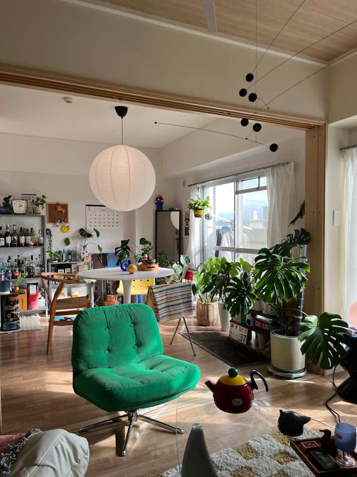 リビングとダイニングのビューです♪

#リビング　#ダイニング　#賃貸　#IKEA #椅子　#2LDK #2026Ohouse新生活