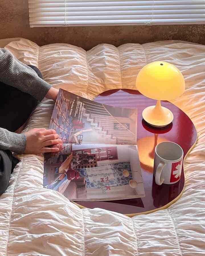 This piece is amazing because it can also be used as a bedside table! 👏
I love the combination with the Panthella lamp. 💡

#2026OhouseNewLife #ベッド #間接照明 #テーブル #ルイスポールセン