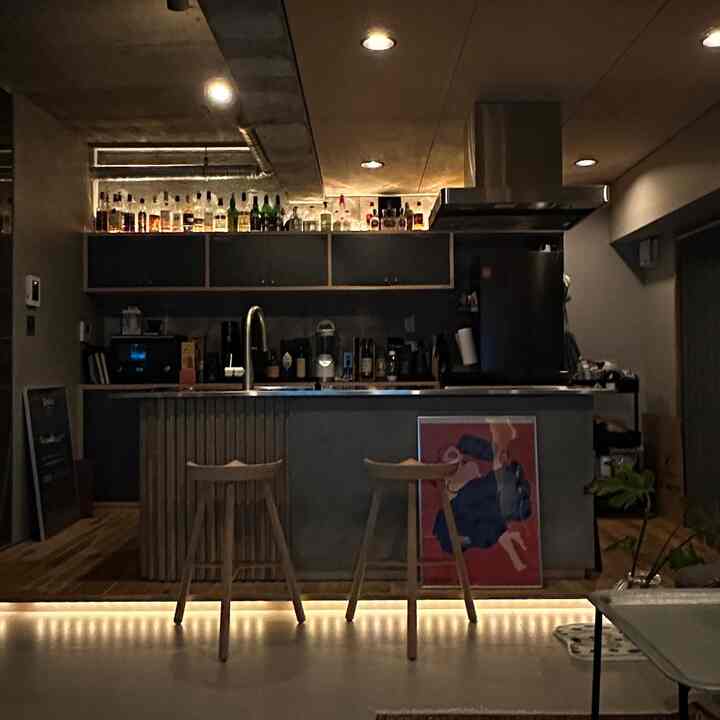 夜の照明が1番好き

#キッチン
#照明計画